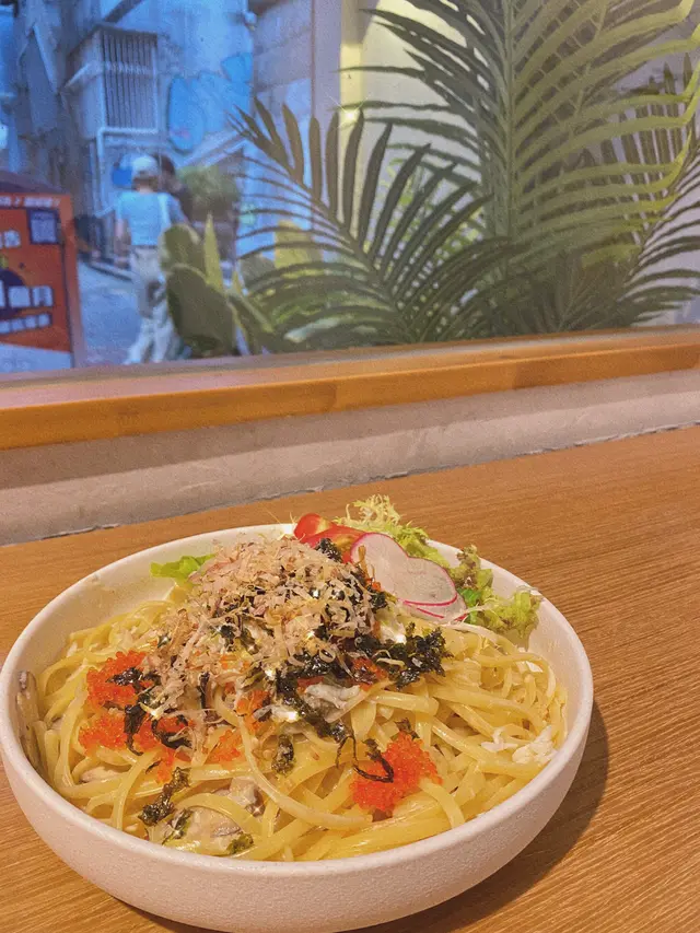 味增蟹醬蟹籽蟹肉扁意粉