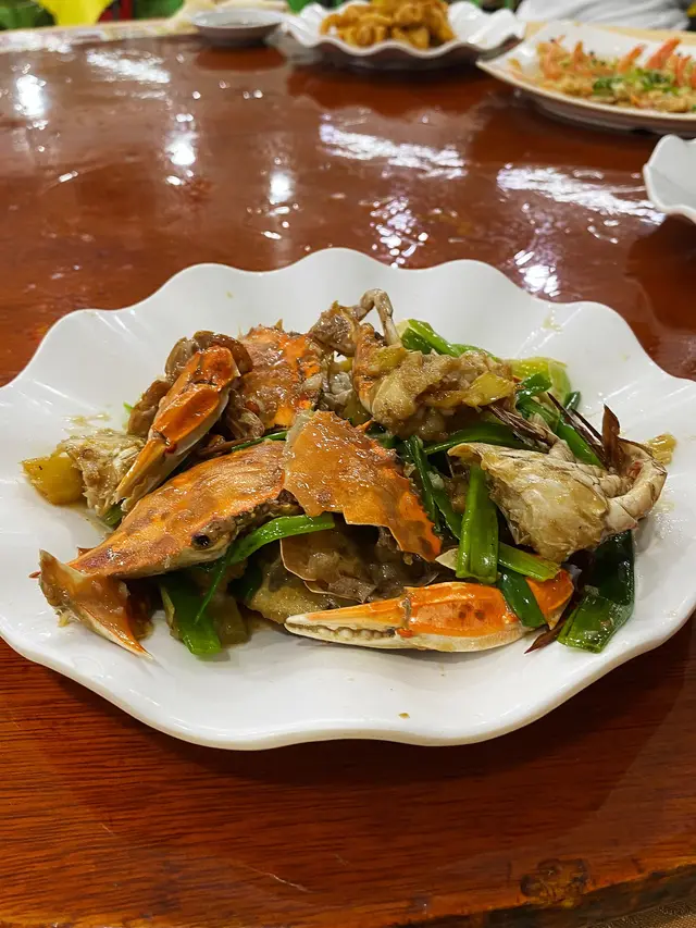 薑蔥炒蟹