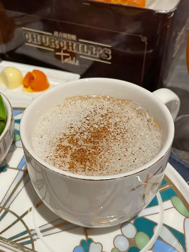 Mushroom soup with truffle emulsion