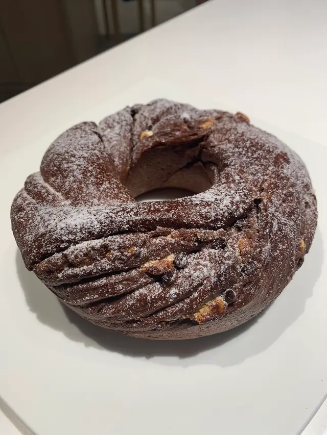 我整的Double Chocolate Bread,靚唔靚呢?