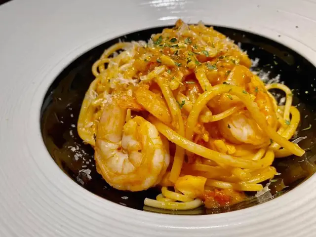 澳洲大蝦煙花女吸管意粉 Australian King Prawn Bucatini alla Puttanesca