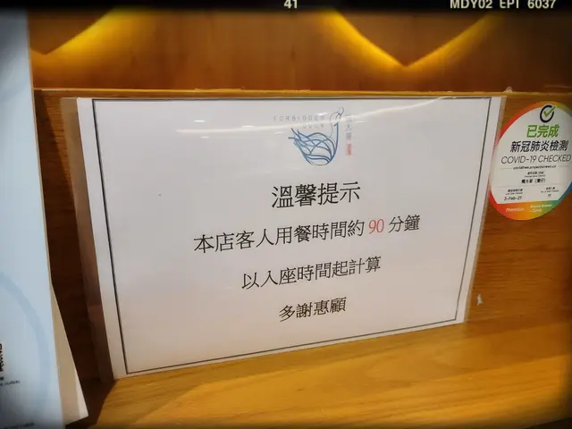 用餐時間限定約九十分鐘