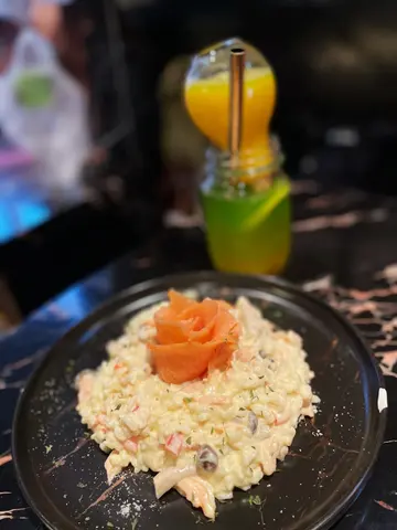 挪威烟三文鱼野菌意大利饭