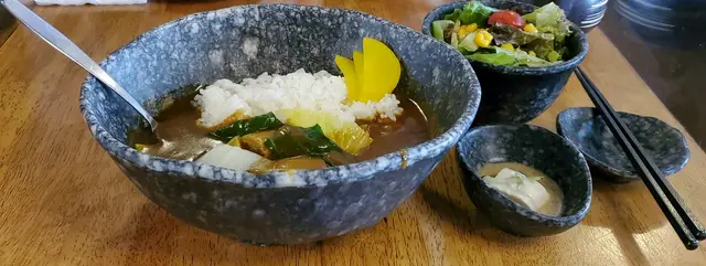 Curry veggie with rice