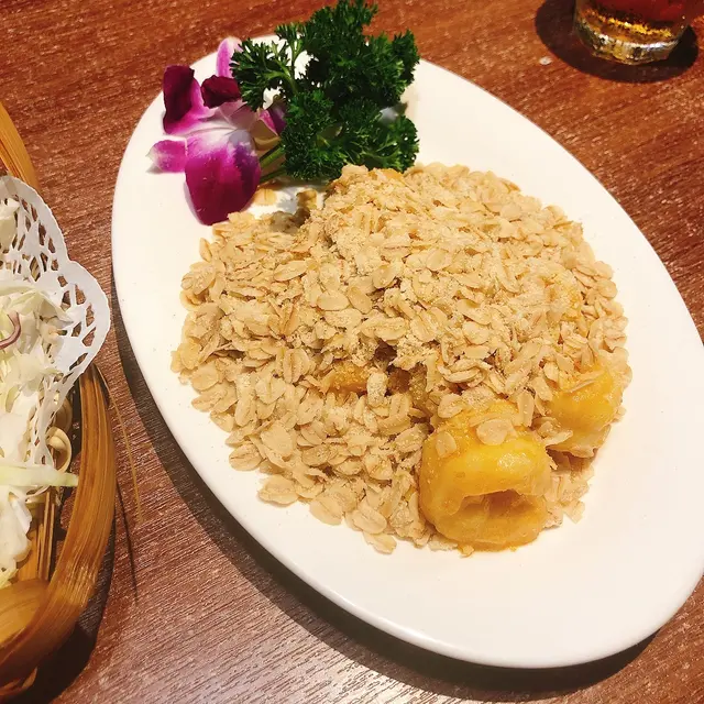 燕麥金沙蝦球