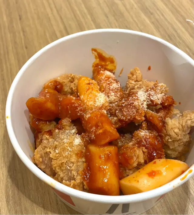 韓式一口脆雞 配辣炒年糕套餐