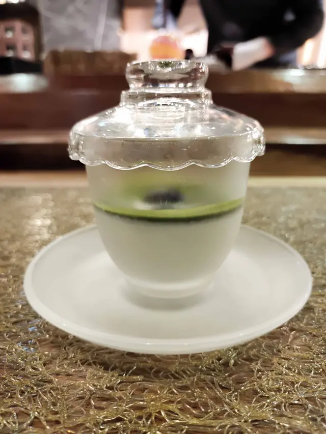 green tea pudding