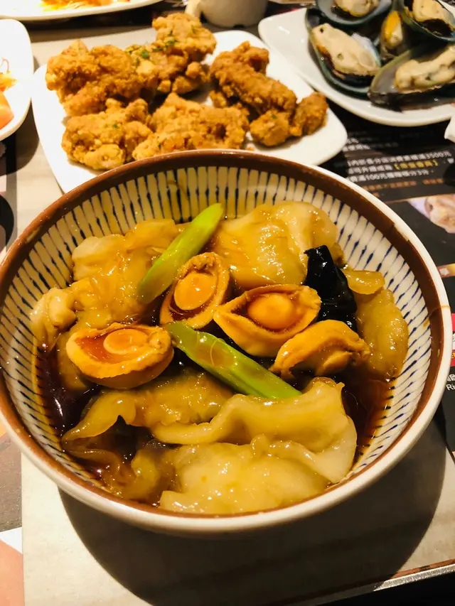 花膠扣鮑魚