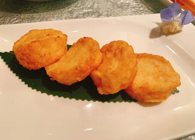 香煎藍天使蝦墨魚餅