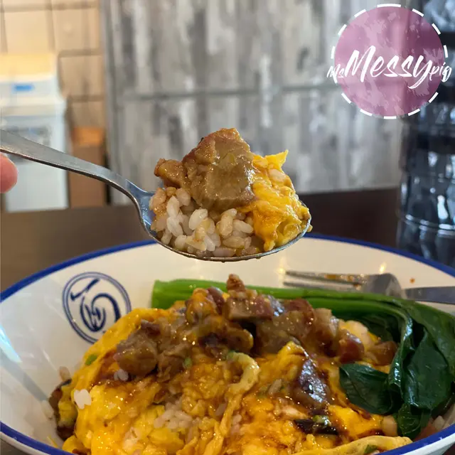 招牌香蔥滑蛋叉燒飯($58)