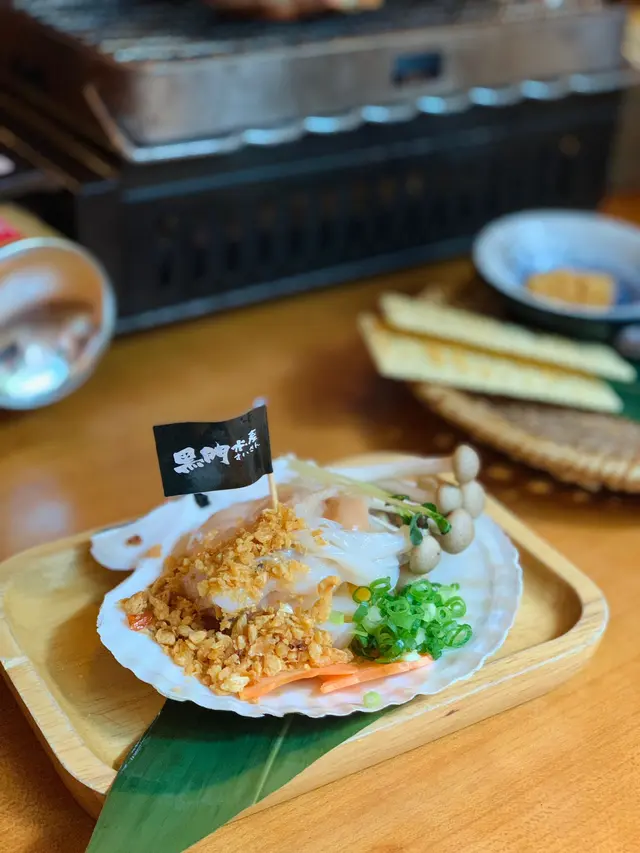 蟹油蒜燒帆立貝