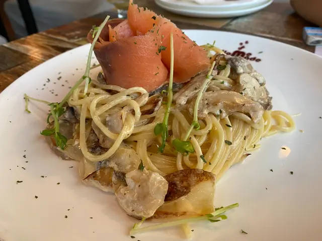 忌廉煙三文魚意粉