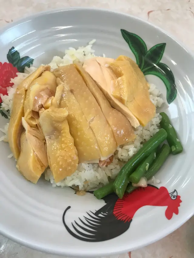 泰王去骨海南雞配油飯
