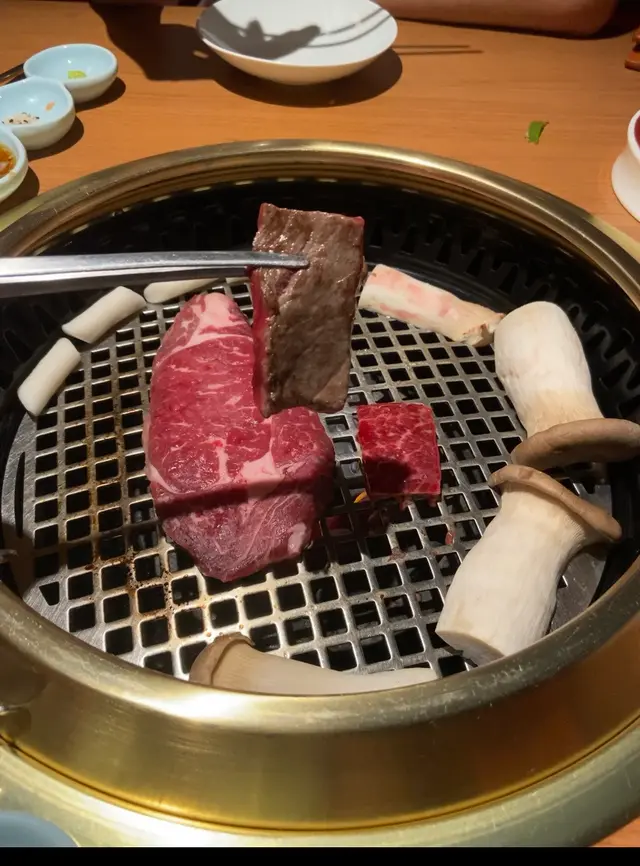 花紋好靚,有牛味,唔好燒太耐因為薄