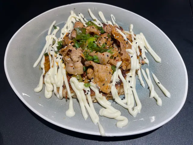 麻辣五花片大阪燒