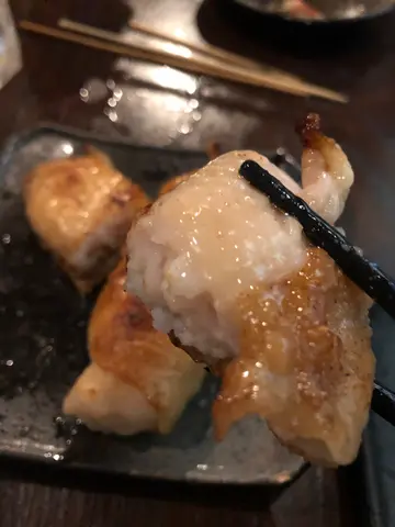 Minced  octopus  wrapped  by  chicken  skin