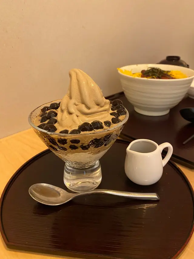 黑糖珍珠焙茶雪糕