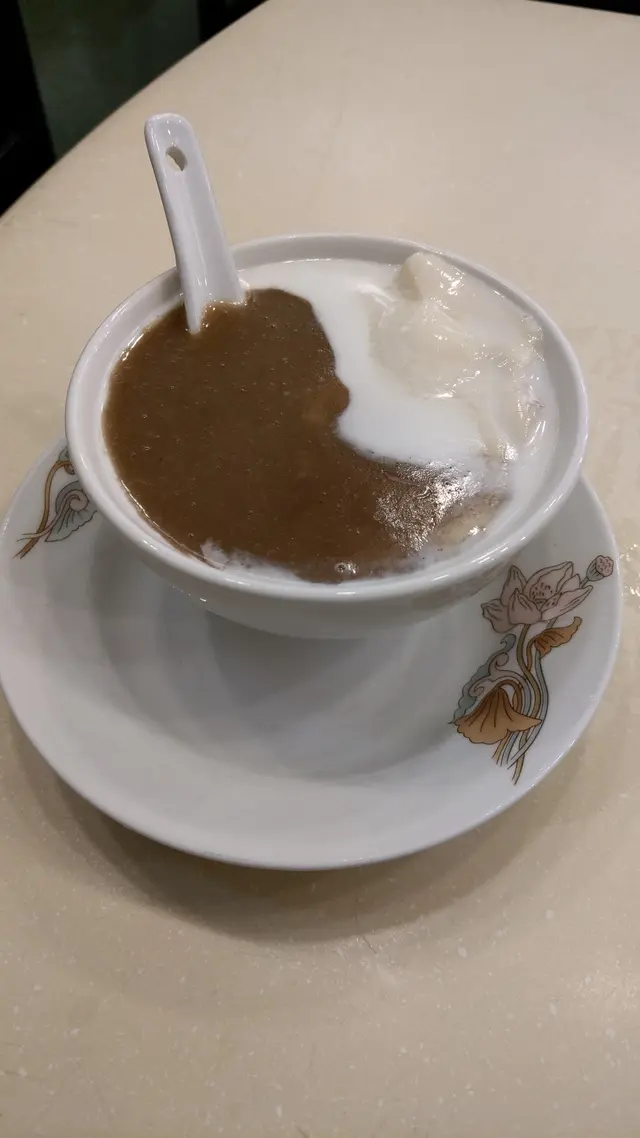 熱栗子芋蓉豆腐花