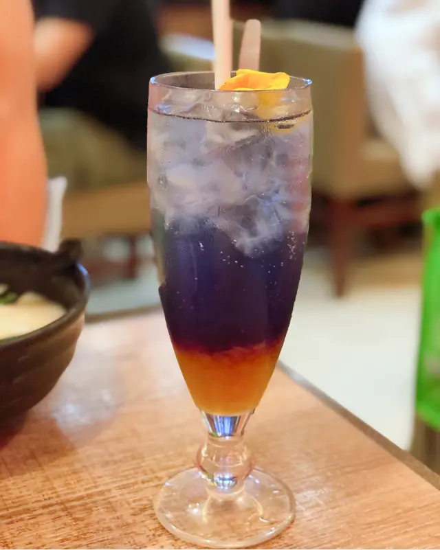 鳳梨藍蝶花香特飲