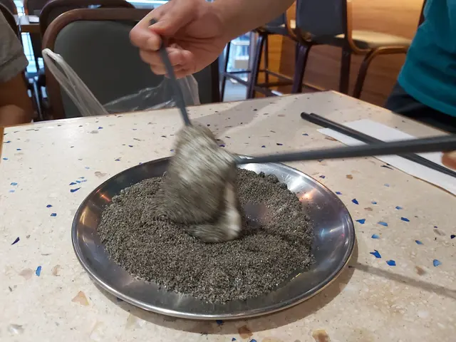 奶奶麻糬配黑芝麻