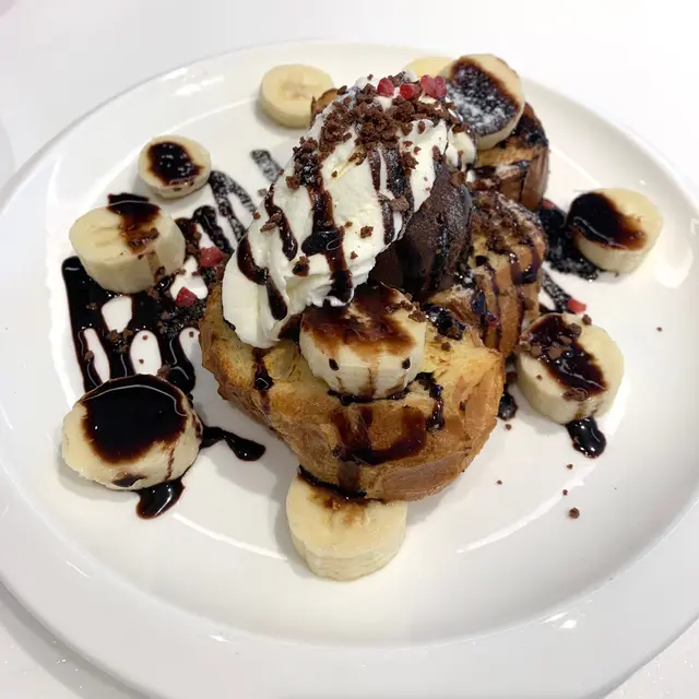 朱古力香蕉曲奇法式吐司