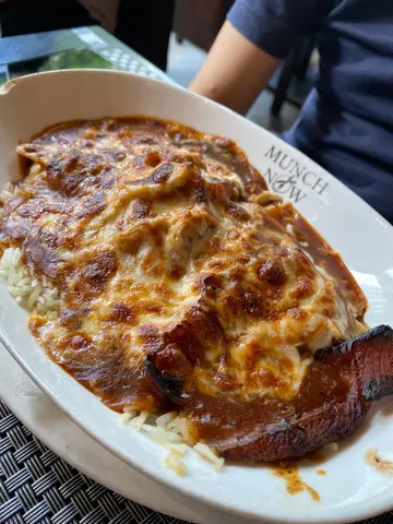 黑椒焗猪颈肉饭