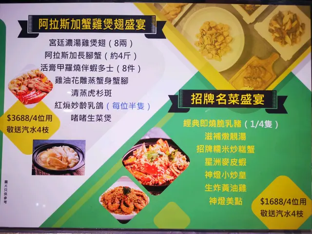 套餐有多款選擇