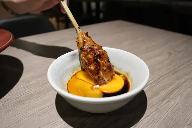 免治雞肉(月見)