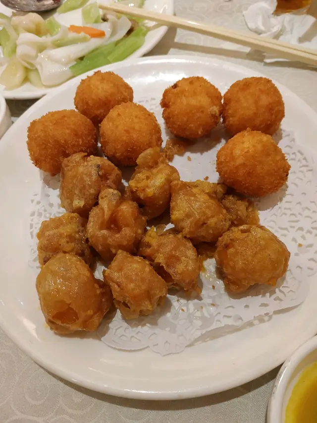脆脆南瓜好惹味，蝦球都好足料
