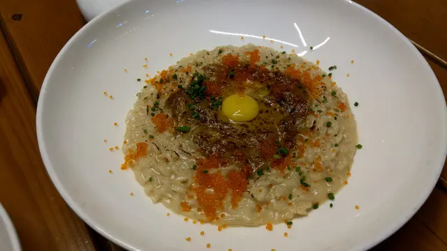 松葉蟹甲羅燒蟹膏意大利飯