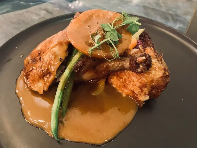 焙燒法國春雞伴香橙檸檬忌廉汁