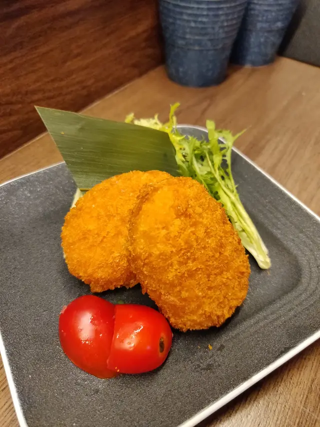 忌廉蟹餅