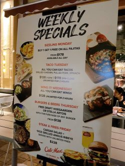 Cali-Mex Bar & Grill (愉景北商場)'s Menu - American in Discovery