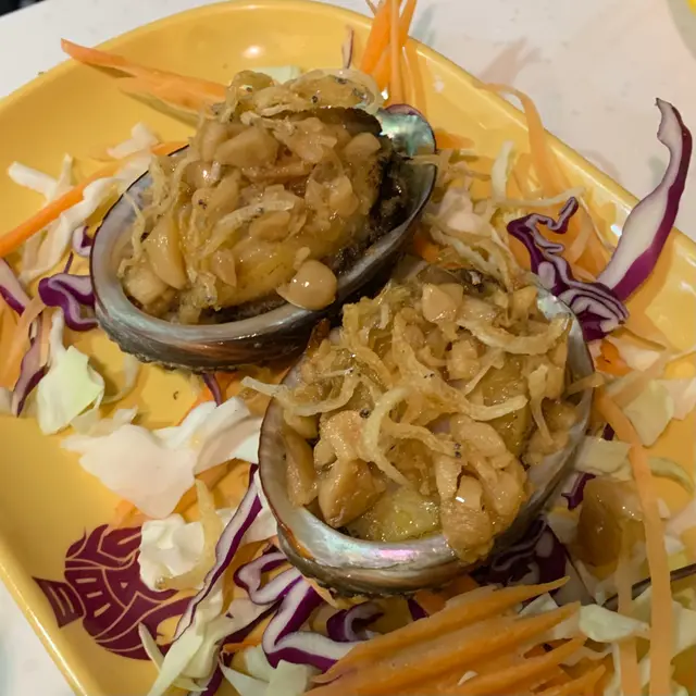鹽燒鮑魚