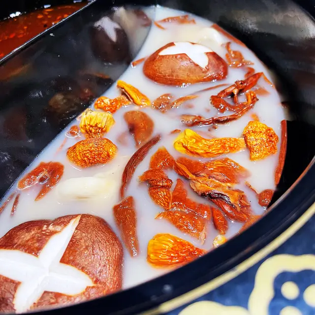 姬松茸益菌湯底