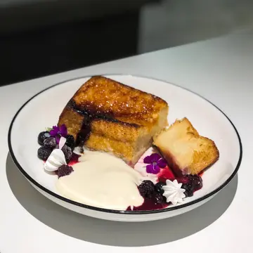 手製法國吐司配淡忌廉