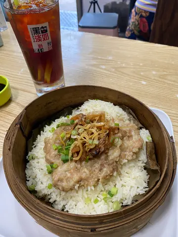 神級荷葉蝦乾蒸肉餅飯🤗😋😋😋😋
