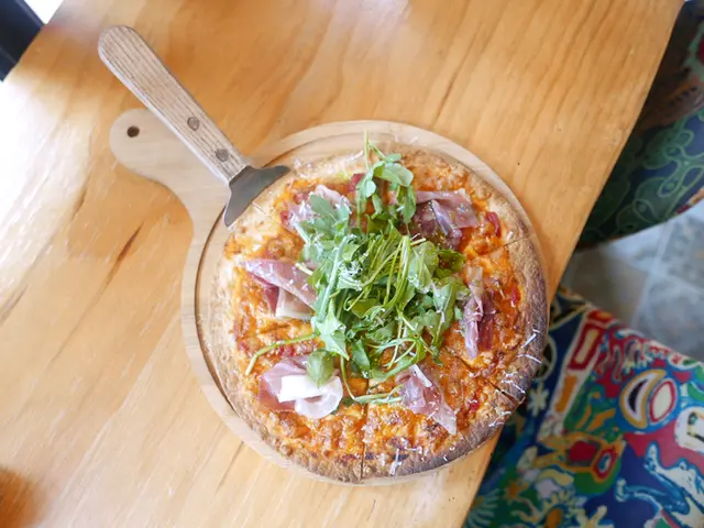 巴馬火腿芝士薄餅