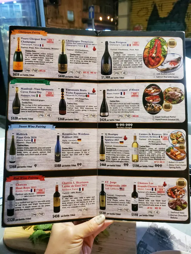 Wine Menu