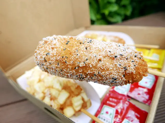 雙重芝士拉絲熱狗棒