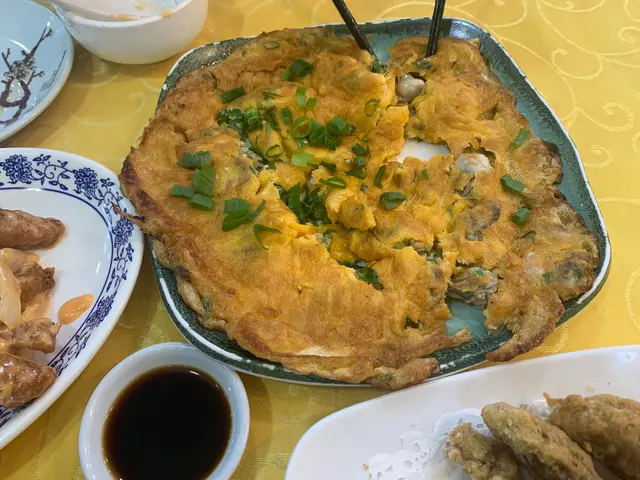 蠔餅送飯一流