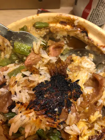 芝士沙嗲牛肉煲仔饭