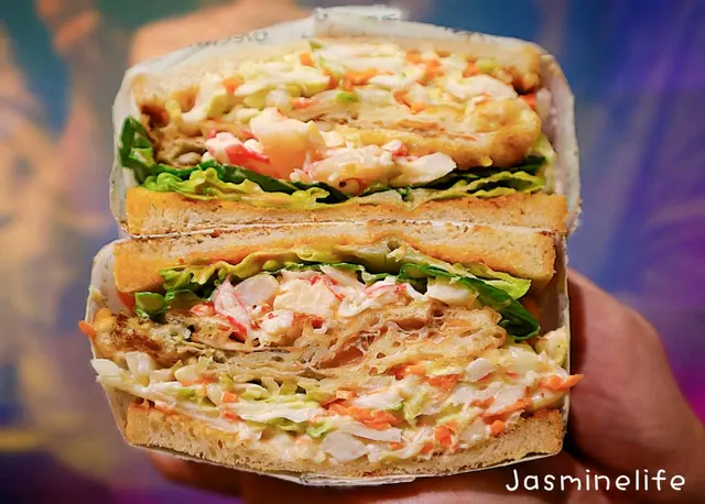 蝦兵蟹將鐵板三文治