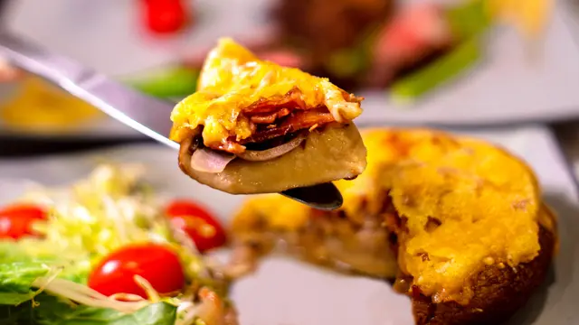 芝士煙肉珍寶菇