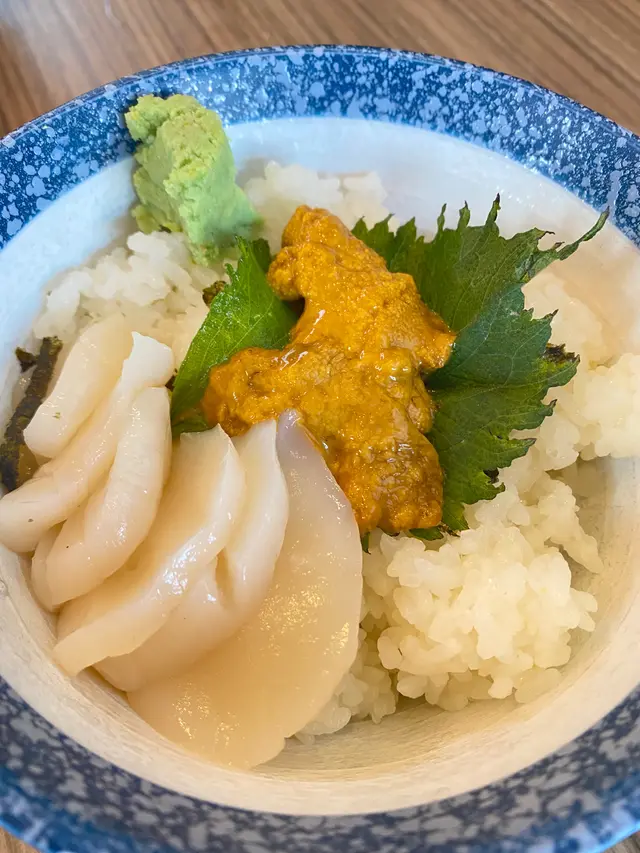帆立貝海膽丼