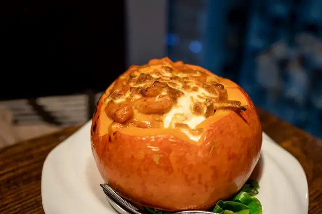 日本南瓜焗海鮮飯