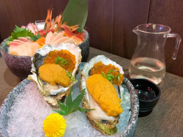 海膽魚子伴珍寶級日本宮城縣生蠔