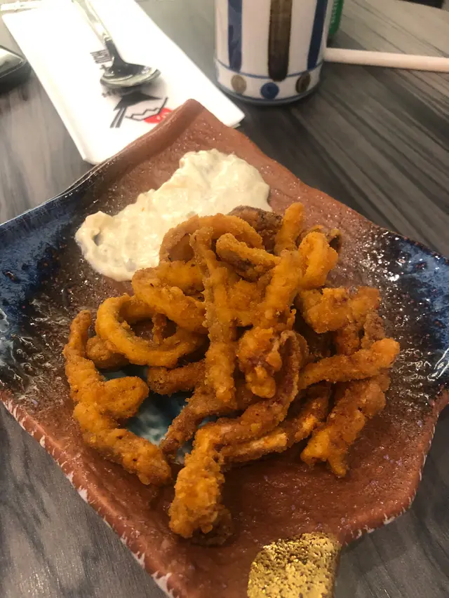 魷魚🦑炸得好香口