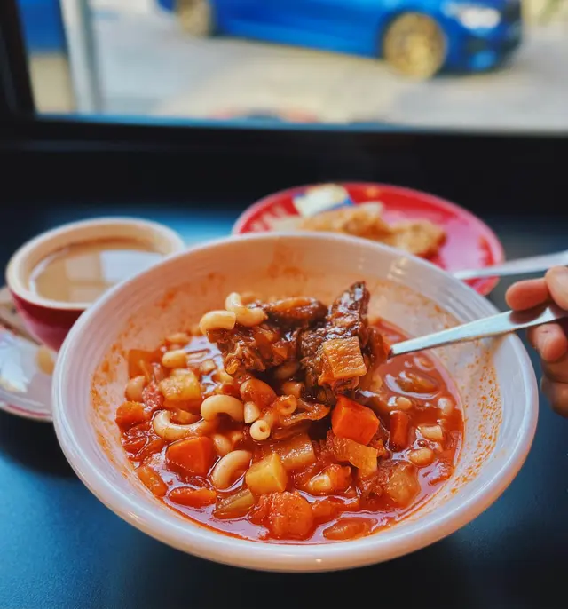 香濃鮮茄燴牛肋肉湯通粉