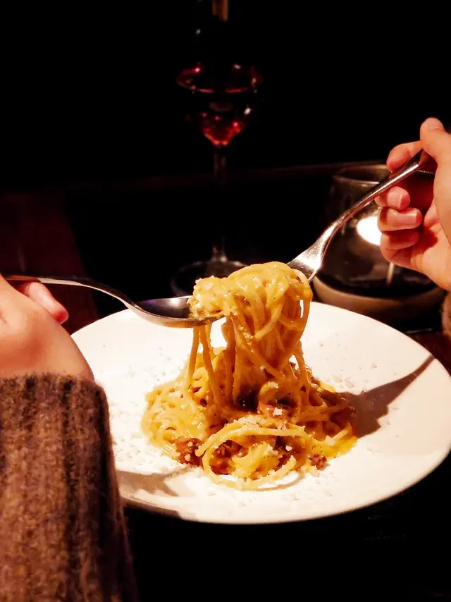 CARBONARA Rigatoni · Spaghetti